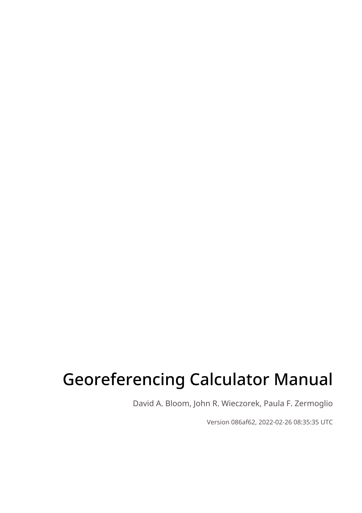 Guide georéférencement calculatrice